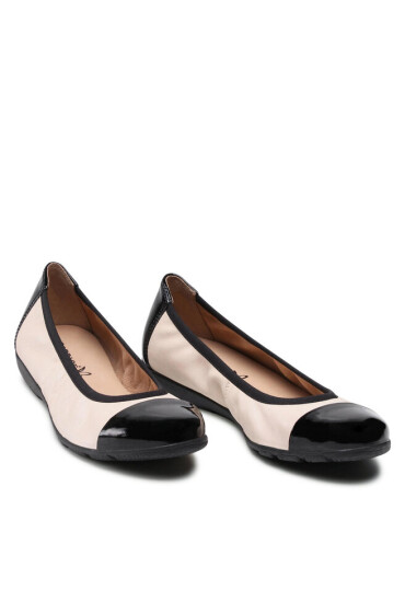 Caprice Балеринки 9-22152-28 Creme/Black 441 - Mera.bg