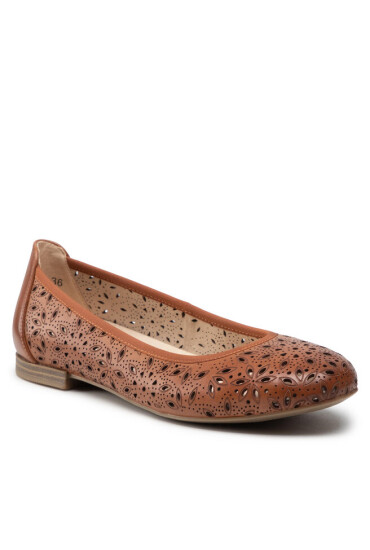 Caprice Балеринки 9-22101-28 Cognac Nappa 303 - Mera.bg