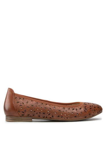 Caprice Балеринки 9-22101-28 Cognac Nappa 303 - Mera.bg