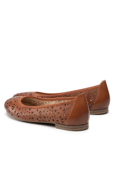 Caprice Балеринки 9-22101-28 Cognac Nappa 303 - Mera.bg