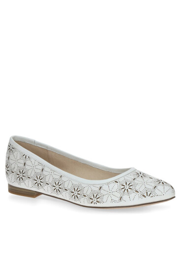 Caprice Балеринки 9-22101-20 White Nappa 102 - Mera.bg