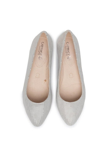 Caprice Балеринки 9-22104-24 Lt Grey Dots 212 - Mera.bg