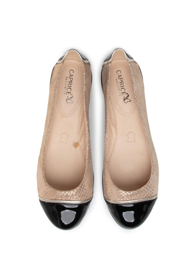 Caprice Балеринки 9-22111-24 Beige Snake Co 493 - Mera.bg