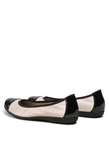 Caprice Балеринки 9-22152-20 Creme/Black - Mera.bg