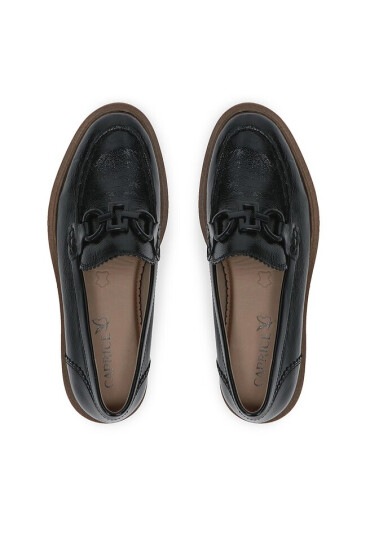 Caprice лоуфъри с дебела подметка 9-24706-20 Black Naplak 17 - Mera.bg