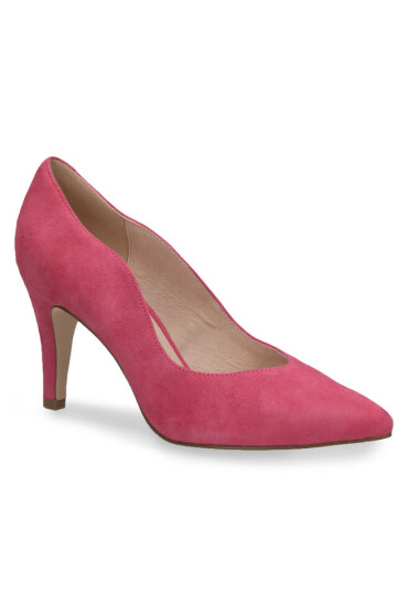 Caprice Обувки на ток 9-22403-20 Fuchsia Suede 540 - Mera.bg
