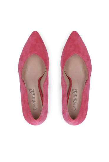 Caprice Обувки на ток 9-22403-20 Fuchsia Suede 540 - Mera.bg
