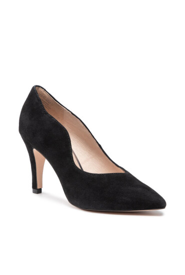 Caprice Обувки на ток 9-22403-26 Black Suede 004 2 - Mera.bg