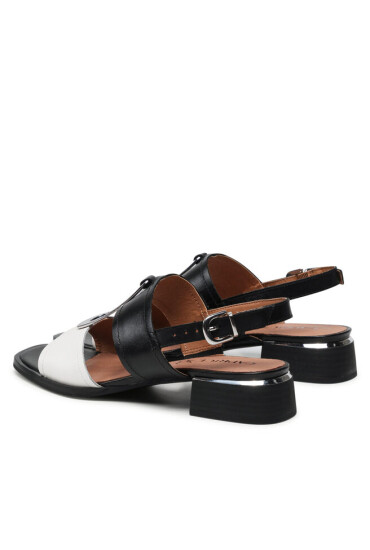 Caprice Сандали 9-28216-28 White/Black 106 - Mera.bg