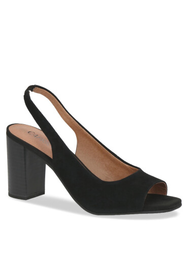 Caprice Сандали 9-28304-20 Black Suede 4 - Mera.bg