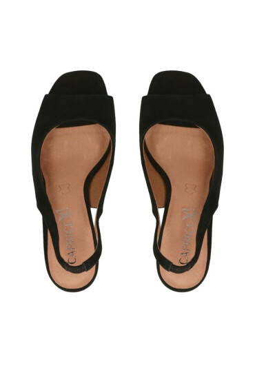 Caprice Сандали 9-28304-20 Black Suede 4 - Mera.bg