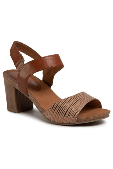 Caprice Сандали 9-28318-24 Cognac Comb 313 - Mera.bg