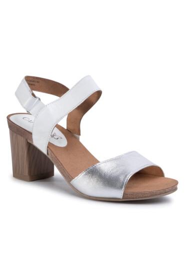 Caprice Сандали 9-28318-24 White/Silver 191 - Mera.bg