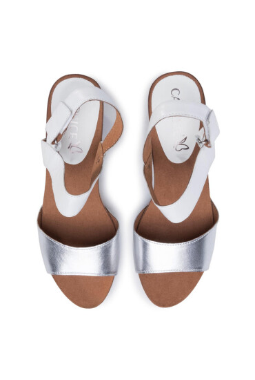Caprice Сандали 9-28318-24 White/Silver 191 - Mera.bg