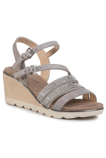 Caprice Сандали 9-28709-24 Grey Crystal 228 - Mera.bg