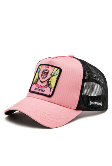 Capslab Шапка с козирка Premium Trucker CL/0/1/CAS2/DRE2 Розов - Mera.bg