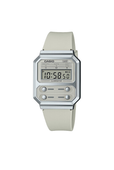 Casio Часовник A100WEF-8AEF Сив - Mera.bg
