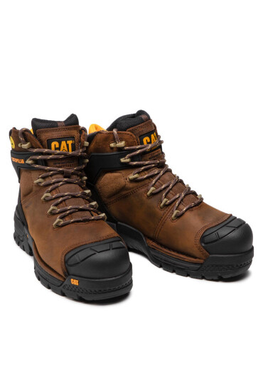 CATerpillar Туристически oбувки Excavator Lt S3 Wr P725136 Dark Brown - Mera.bg