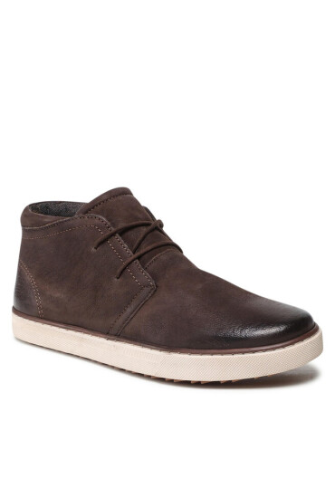 Cesare Cave Зимни обувки MI08-TENNIS-28 Chocolate Brown - Mera.bg