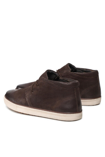 Cesare Cave Зимни обувки MI08-TENNIS-28 Chocolate Brown - Mera.bg