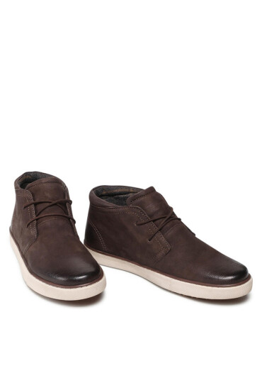 Cesare Cave Зимни обувки MI08-TENNIS-28 Chocolate Brown - Mera.bg