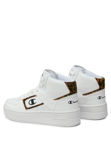 Champion Сникърси Mid Cut Foul Play Plat Mid Animalie S11601-WW001 Бял - Mera.bg