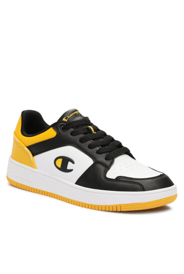 Champion Сникърси Rebound 2.0 Low Low Cut Shoe S21906-WW013 Wht/Nbk/Yellow - Mera.bg
