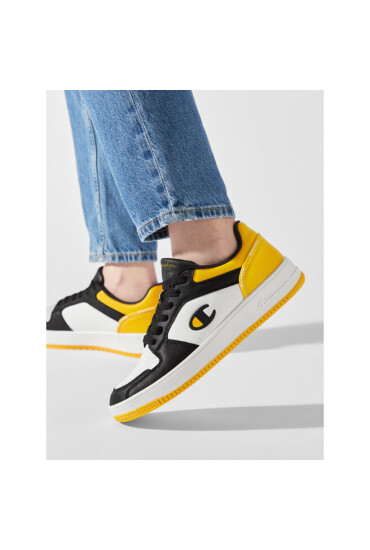 Champion Сникърси Rebound 2.0 Low Low Cut Shoe S21906-WW013 Wht/Nbk/Yellow - Mera.bg