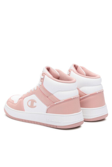 Champion Сникърси Rebound 2.0 Mid Mid Cut Shoe S11471-WW006 Wht/Pink - Mera.bg