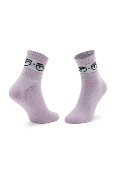 Chiara Ferragni Чорапи дълги дамски 73SB0J21 Violet Tulle 303 - Mera.bg