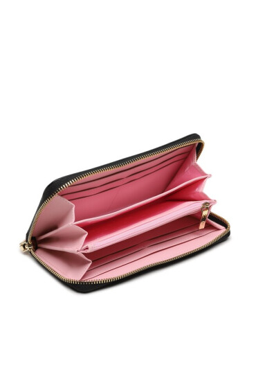 Chiara Ferragni Голям дамски портфейл 74SB5PA1 899 Black/929 Gold Ferragni - Mera.bg