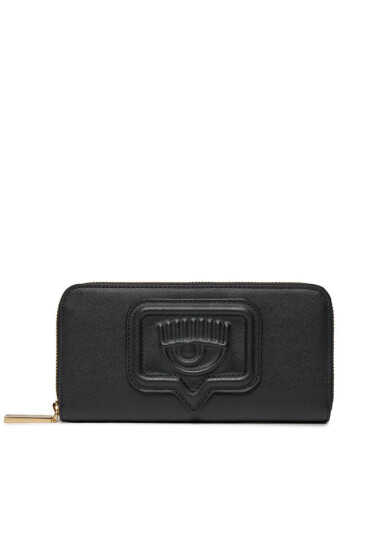 Chiara Ferragni Голям дамски портфейл 75SB5PA1 Black / Black 899 - Mera.bg