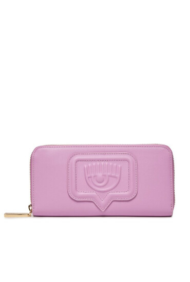 Chiara Ferragni Голям дамски портфейл 75SB5PA1 Liliac Sachet 444 - Mera.bg