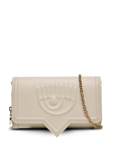 Chiara Ferragni Голям дамски портфейл 75SB5PA5 Pastel Parchment 032 - Mera.bg