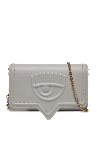 Chiara Ferragni Голям дамски портфейл 75SB5PA5 Сив - Mera.bg