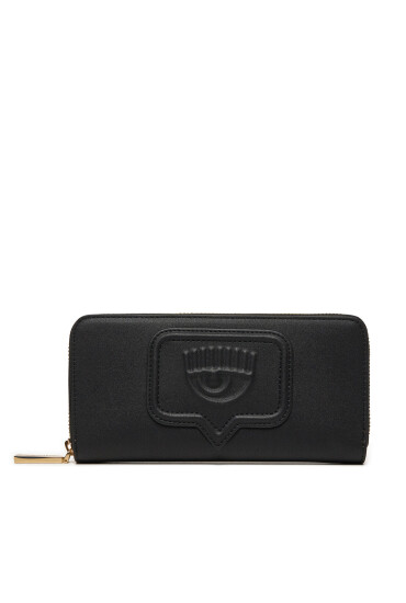 Chiara Ferragni Голям дамски портфейл 76SB5PA1 Черен - Mera.bg