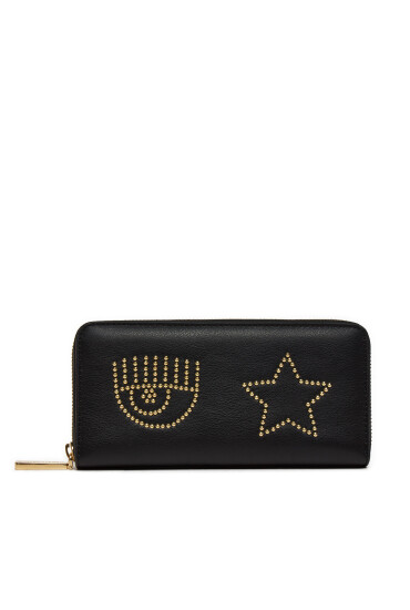 Chiara Ferragni Голям дамски портфейл 76SB5PO1 Черен - Mera.bg