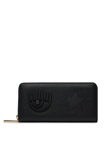 Chiara Ferragni Малък дамски портфейл 75SB5PO1 Black / Black 899 - Mera.bg