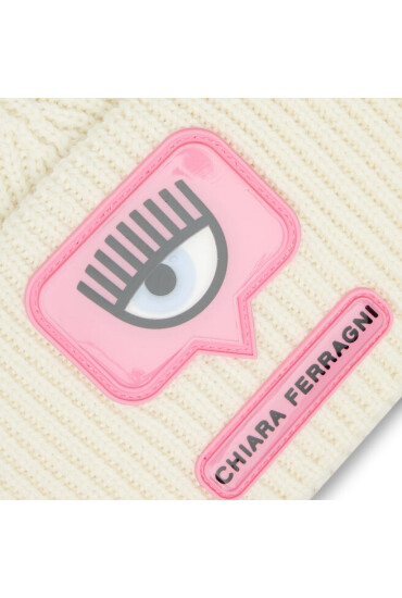 Chiara Ferragni Шапка 75SBZK35 Gardenia / Pearl 010 - Mera.bg