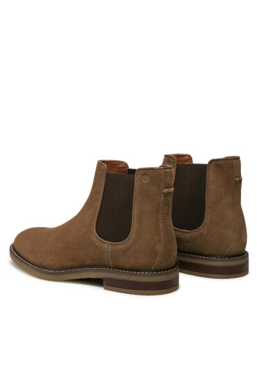 Clae Боти тип челси Clarks Jaxen Chelsea 261637867 Taupe Suede - Mera.bg