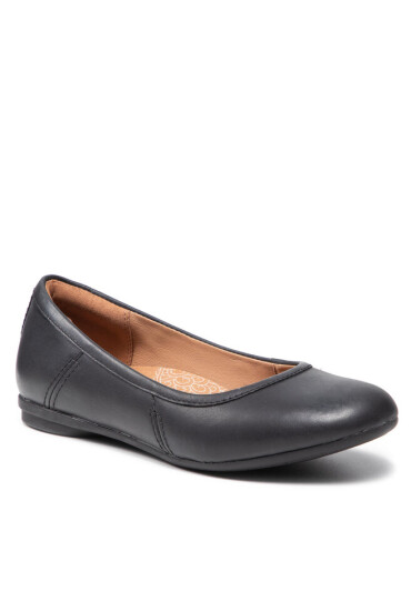 Clarks Балеринки Canebay Plain 261612824 Black Leather - Mera.bg