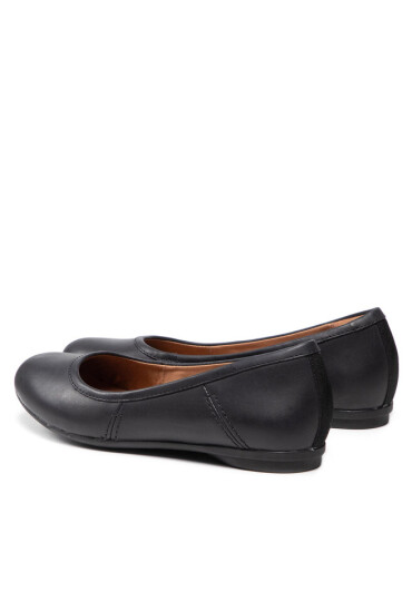 Clarks Балеринки Canebay Plain 261612824 Black Leather - Mera.bg