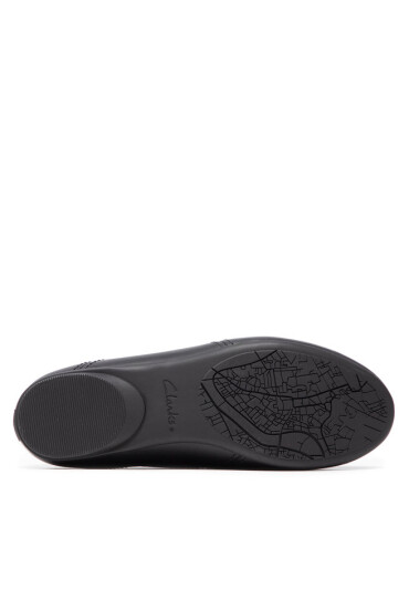 Clarks Балеринки Canebay Plain 261612824 Black Leather - Mera.bg