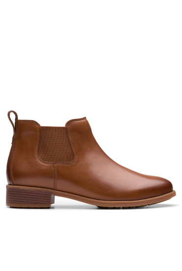 Clarks Боти тип челси Havisham Top 26178718 Кафяв - Mera.bg