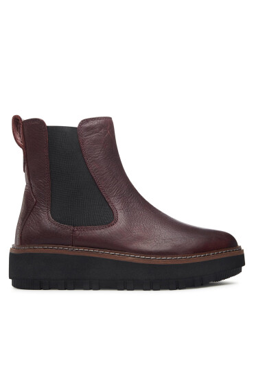 Clarks Боти тип челси Orianna W Up 261748224 Бордо - Mera.bg