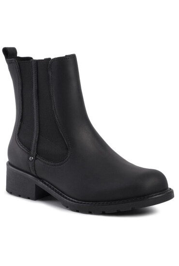 Clarks Боти тип челси Orinoco Hot 261465624 Black Nubuck - Mera.bg