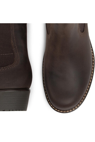 Clarks Боти тип челси Orinoco Hot 261465654 Dark Brown Nub - Mera.bg
