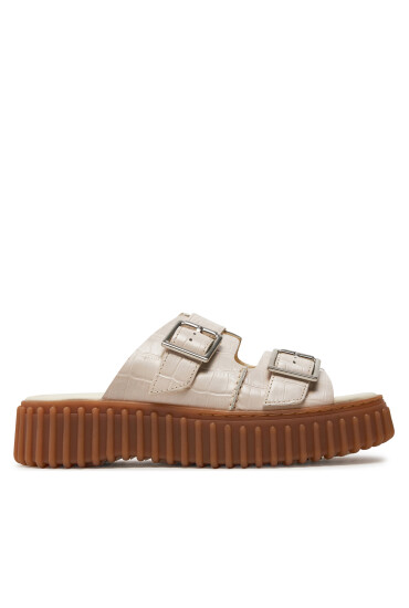 Clarks Чехли Torhill Slide 26176430 Бежов - Mera.bg