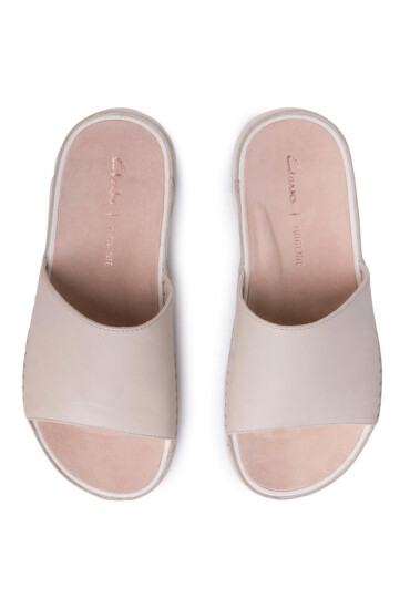 Clarks Чехли Tri Slide 261487654 White - Mera.bg
