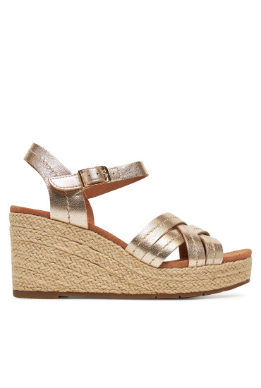 Clarks Еспадрили Sabina Strap 26181463 Златист - Mera.bg